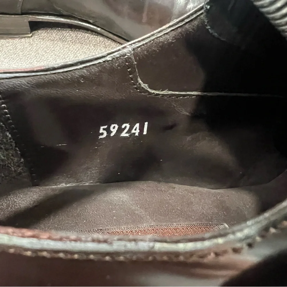 Mezlan monk straps leather loafers size‎ 7